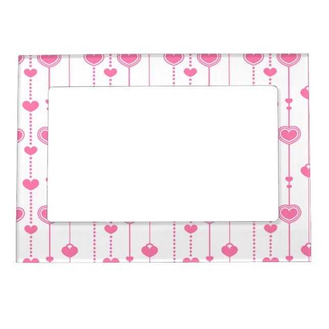 Hearts Pattern 26 Magnetic Frame (Front)