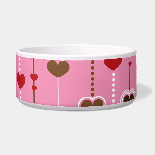 Hearts Pattern 27 Bowl (Front)