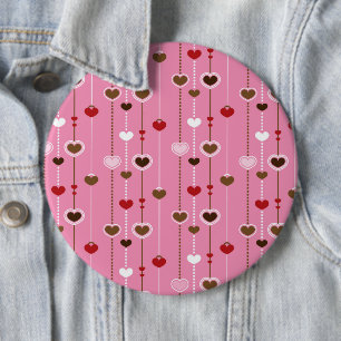 Hearts Pattern 27 Button