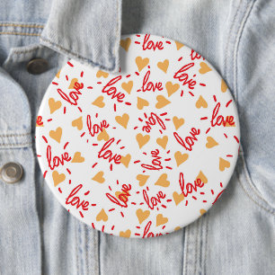 Hearts Pattern 27 Button