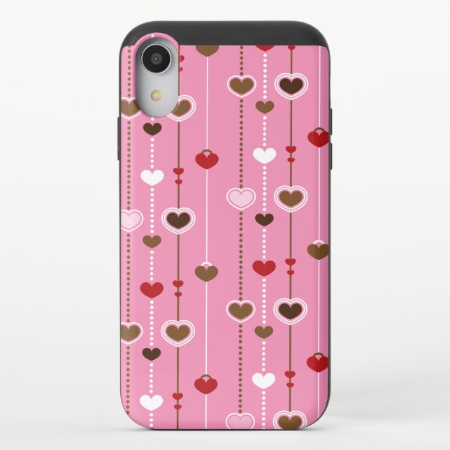 Hearts Pattern 27 Uncommon iPhone Case (Back)
