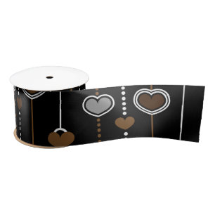 Hearts Pattern 28 Satin Ribbon