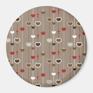 Hearts Pattern 29 Magnet