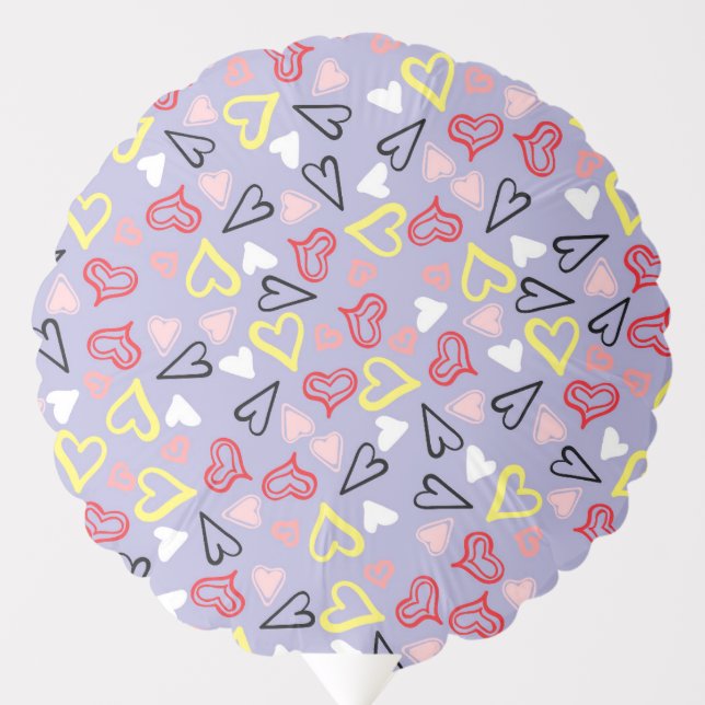 Hearts Pattern 31 Balloon (Front)