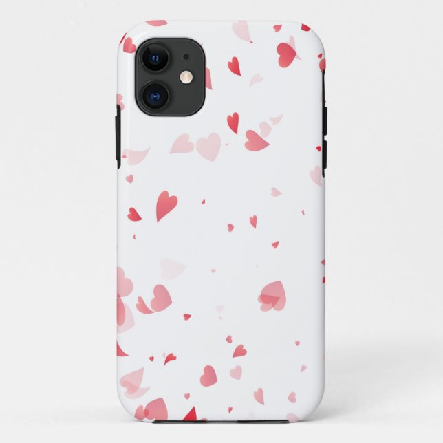 Hearts Pattern 33 Case-Mate iPhone Case (Back)