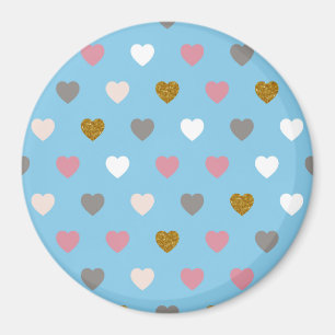 Hearts Pattern 33 Magnet