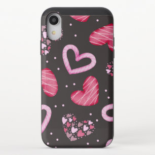 Hearts Pattern 34 iPhone XR Slider Case