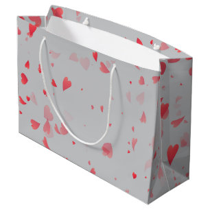 Hearts Pattern 37 Large Gift Bag