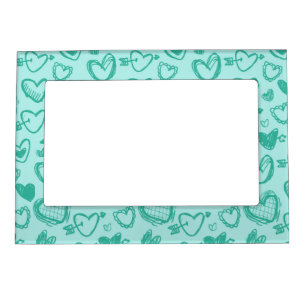 Hearts Pattern 60 Magnetic Frame