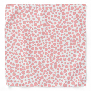 Hearts pattern bandana