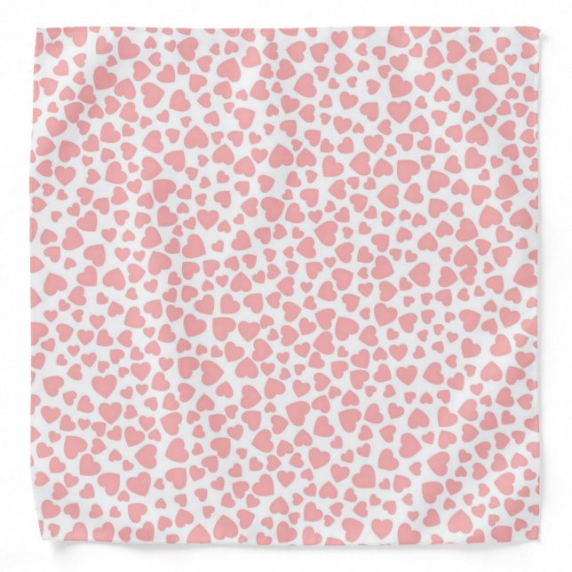Hearts pattern bandana (Front)