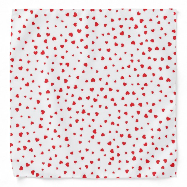 Hearts pattern bandana (Front)