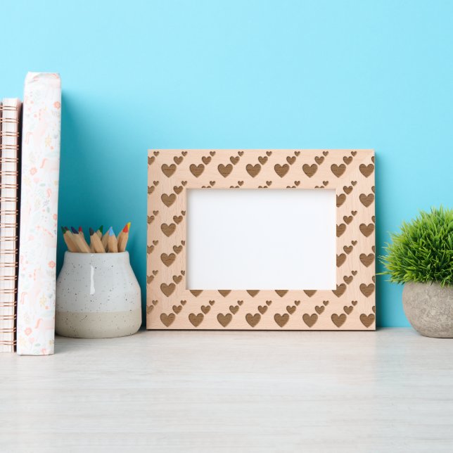 Hearts Pattern Engraved Frames (Front)