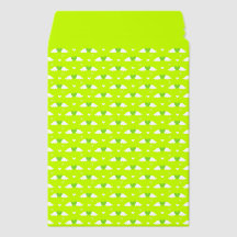 Hearts pattern envelope
