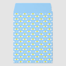 Hearts pattern envelope