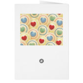 Hearts pattern in vintage style (Back)