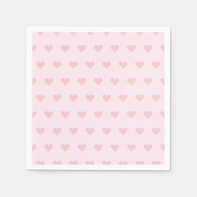 Hearts pattern napkins (Front)