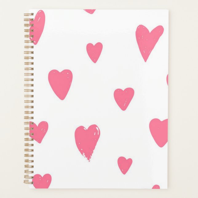 Hearts pattern planner (Front)