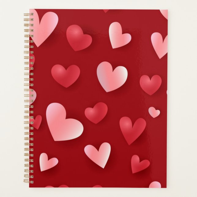 Hearts pattern planner (Front)
