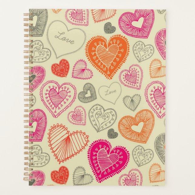 Hearts pattern planner (Front)