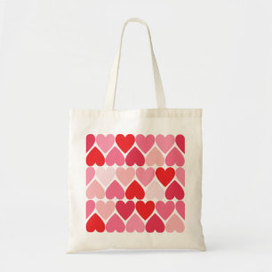 Hearts Pattern Tote Bag