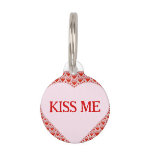 Hearts Pet ID Tag