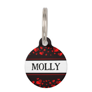 Hearts Pet ID Tag