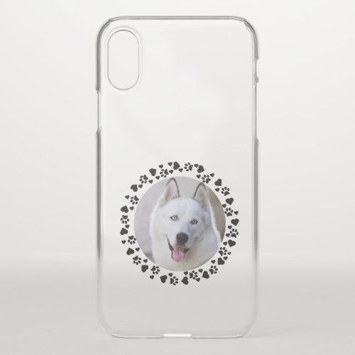 Hearts  Pet Paw Prints Custom Apple X11121314 iPhone X Case