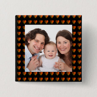 Hearts/photo Pinback Button