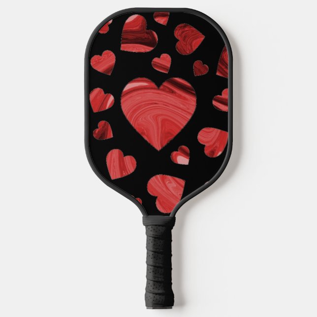  Hearts Pickleball Paddle (Front)