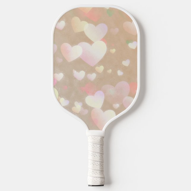 Hearts Pickleball Paddle (Front)