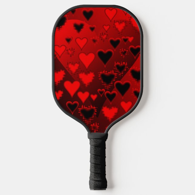 Hearts  pickleball paddle (Front)