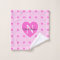 "Hearts" Pink Monogrammed