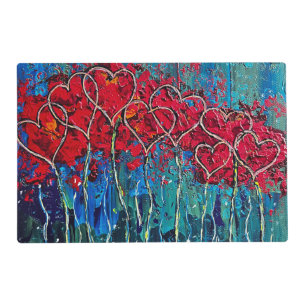 Hearts Place Mat
