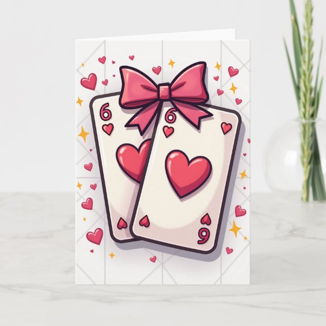 Hearts Playing Love Card (Front)