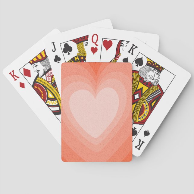 Hearts  poker cards (Back)