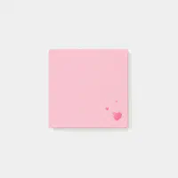 Pink Emoji Heart Post-it Notes, Zazzle