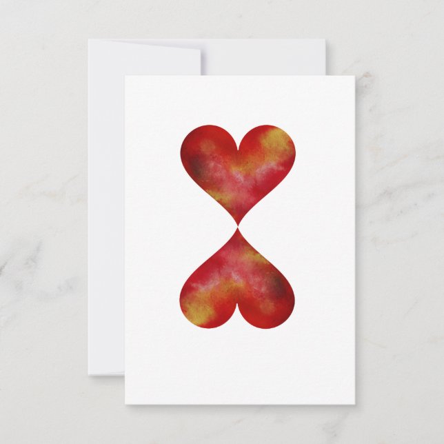 Hearts Postcard (Front)