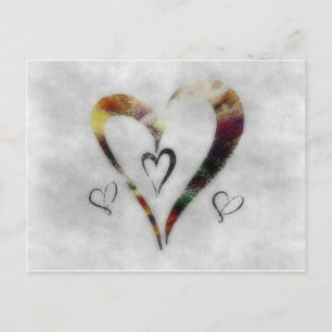 Hearts Postcard