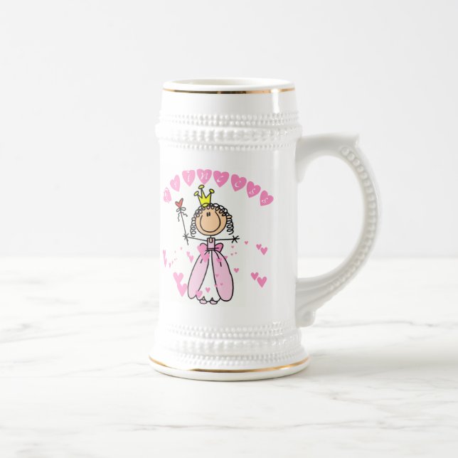 Hearts Princess Beer Stein (Right)