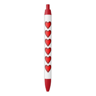 Hearts Red Wedding Love Valentines Day Pen
