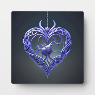 Hearts Reimagined: A Surreal Unity Plaque