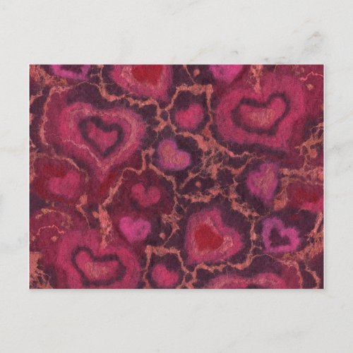 Hearts Romantic Love Valentines Day Greetings Card