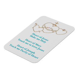 Hearts Rosary Magnet