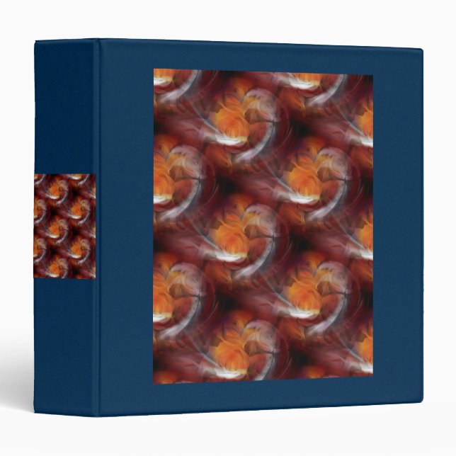 Hearts & Roses 3 Ring Binder (Front/Spine)