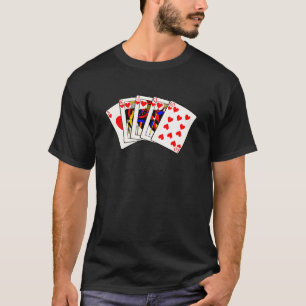 Hearts Royal Flush T-Shirt