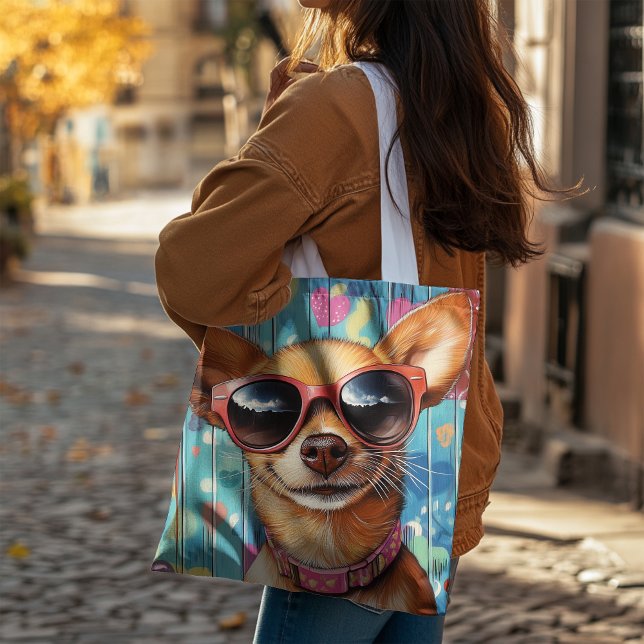 Hearts & Shades Chillin’ Chihuahua Crossbody Bag (Creator Uploaded)
