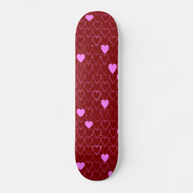 Hearts Skateboard (Front)