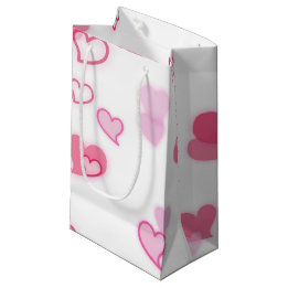 Hearts Small Gift Bag