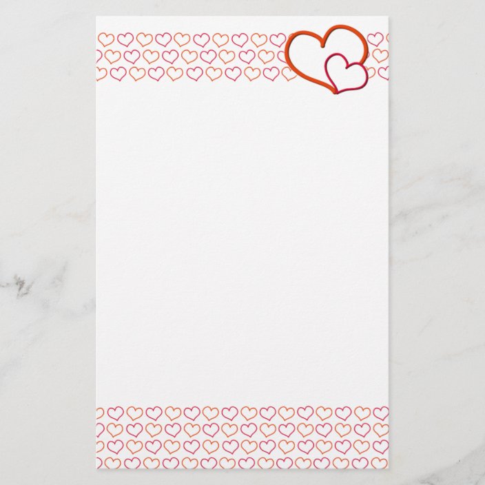 Hearts Stationery | Zazzle.com